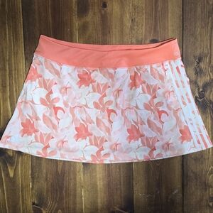 NWT Adidas Coral Floral Golf Skort Size XL